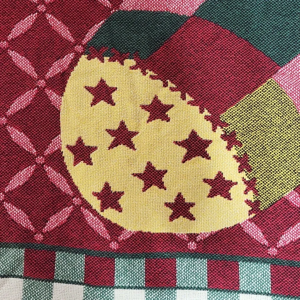 NOT A CREATURE WAS STIRRING Cat in Christmas Stocking Woven Blanket Throw